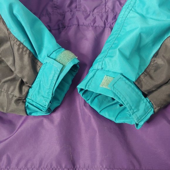 Vintage 90s Columbia Radial Sleeve Mens Large Parka Jacket Purple Teal - Picture 10 of 12